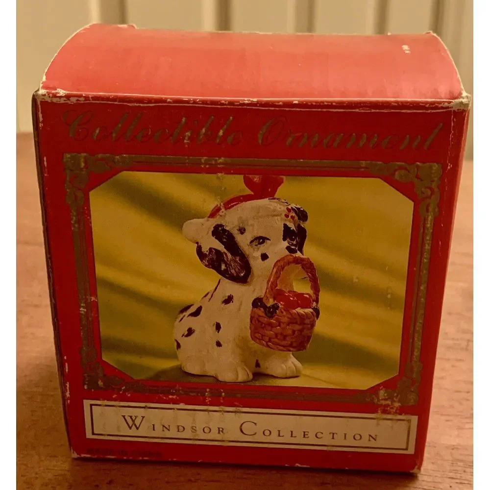 Vintage WINDSOR COLLECTION Dog Christmas Ornament‎ Dalmatian